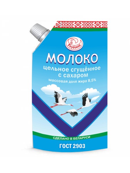 конс. Молоко сгущ. дой-пак 8,5% 300г Глубокский конс. Молоко сгущ. дой-пак 8,5% 300г Глубокский